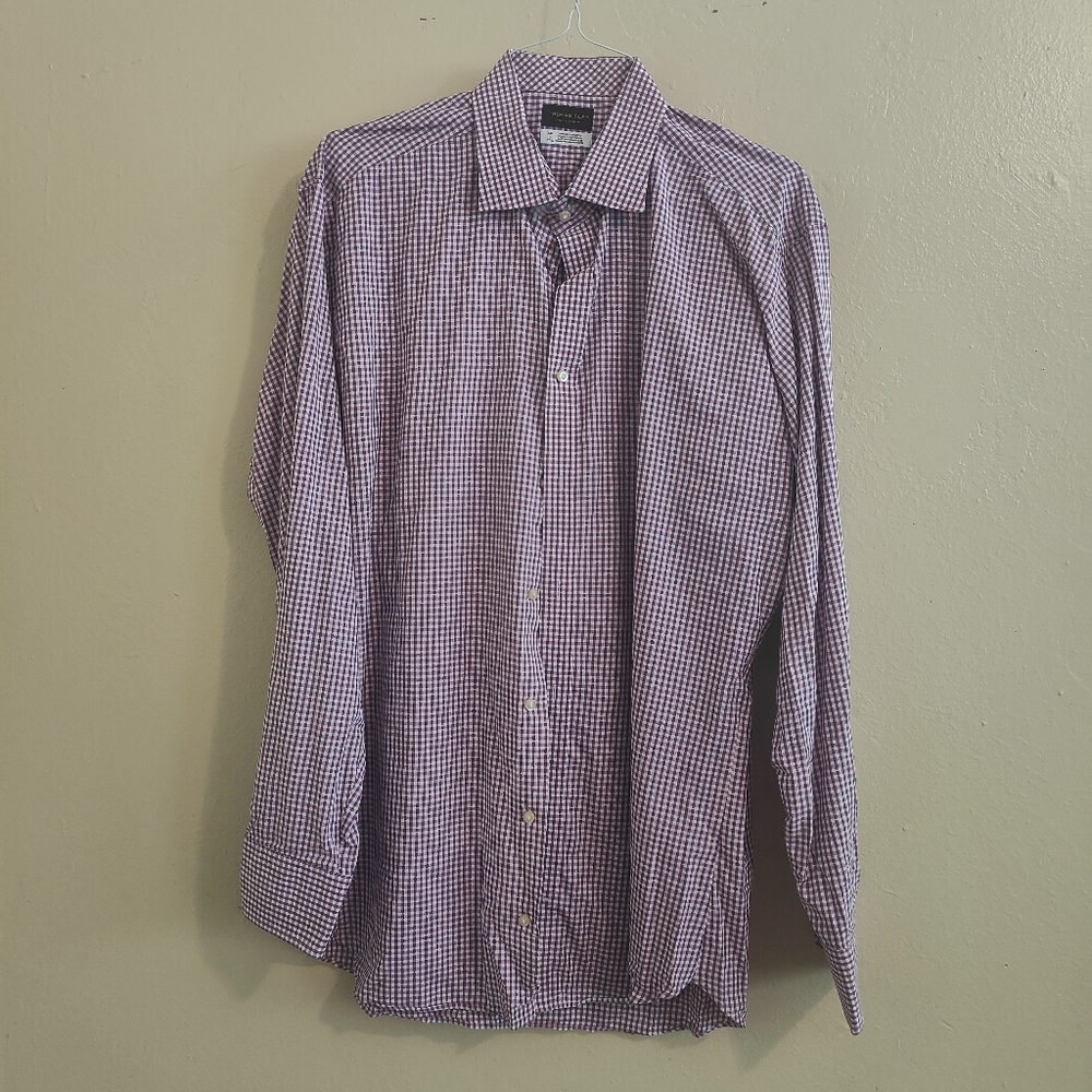 Thomas Dean collection men's dress shirt. Size XXL.